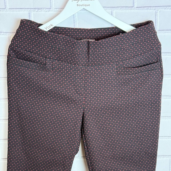 Maurices Women's Printed Slim stretch Pants - Size M Short - Picture 6 of 11